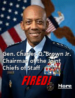 In an historic move, the Trump administration fired the Joint Chiefs chairman, the Navy's top officer, the Air Force vice chief of staff, and the judge advocates general of three service branches. President Trump announced the firing of Joint Chiefs Chairman Gen. Charles Brown and nominated Air Force Lt. Gen. Dan ''Razin'' Caine for the post.Then, Defense Secretary Pete Hegseth fired the Navy's top officer Adm. Lisa Franchetti, the first woman to hold the post, as well as the Air Force Gen. James Slife. 